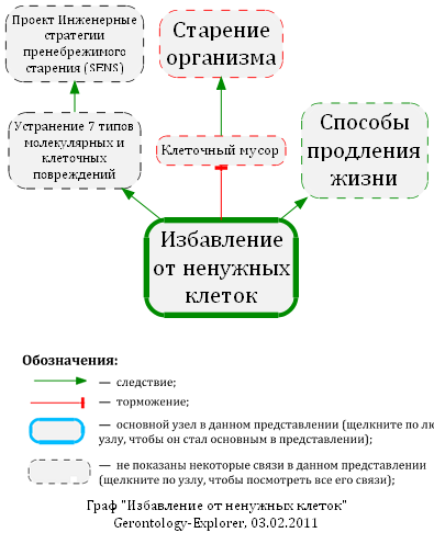 Избавление от ненужных клеток